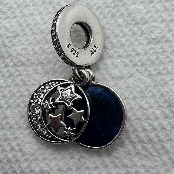 Pandora | Jewelry | Authentic Pandora Moon Blue I Love You To The Moon